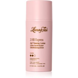 Loving Tan 2 HR Express lotiune hidratanta pentru bronzare culoare Dark 100 ml