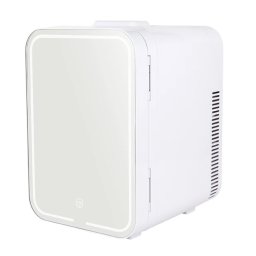 Mini frigider dubla functie de incalzire/racire portabil 10L alb 12V/ 220V