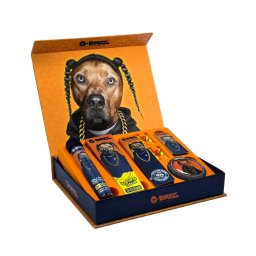 Set 15 Produse G-Rollz Gift Box Rap Dog XS Grinder Conuri pre-rulate click aroma foite filtre Stickere