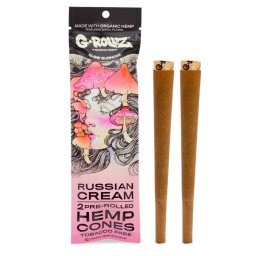 G-Rollz Blunt pre-rulat din canepa Russian Cream ciocolata cafea King Size x2