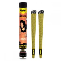 G-Rollz Blunt pre-rulat din canepa Mango Pulp infuzati cu terpene KS x2