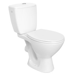 Set vas WC compact iesire laterala K010 Cersanit + capac polipropilena,