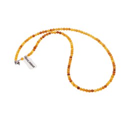 Colier cristale naturale Chihlimbar sfere, 4mm