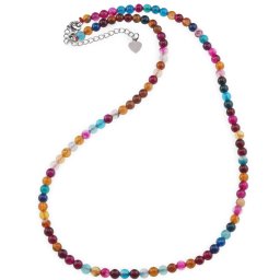 Colier Agat multicolor sfere 4mm