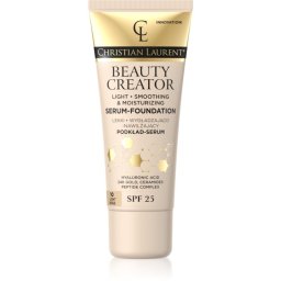 Christian Laurent Beauty Creator machiaj ușor de hidratare SPF 25 culoare 10 Light Beige 30 ml