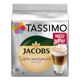 Tassimo Jacobs Latte Macchiato Vanilla, 2 x 8 capsule