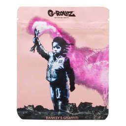 G-Rollz Pungi ziplock anti-miros Banksy Torch Boy 100x125mm x1