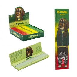 G-Rollz Foite canepa organic Pets Reggae Green KS Slim 110mm x50