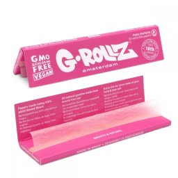 G-Rollz Foite Pink extra-subtiri King Size 110mm x50
