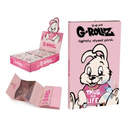 G-Rollz Foite + Filtre Banksy Thug for Life Pink cu santier 1/4 x50
