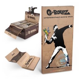 G-Rollz Foite nealbite + Filtre Flower Thrower cu santier KS extra-subtiri 110mm x50