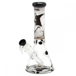 G-Rollz Bong din sticla Banksy Graffiti Flower Thrower 35cm