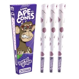 G-Rollz Conuri pre-rulate Ape Cones Bored Click aroma Grape KS x3