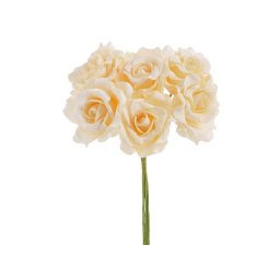 Buchet 6 trandafiri spuma color pentru aranjamente florale