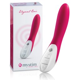 mystim Elegant Eric - vibrator dublu motor - silicon roz
