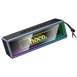 Boxa Portabila Bluetooth HOCO HC40, 2 x 10W, TWS, RGB, Neagra