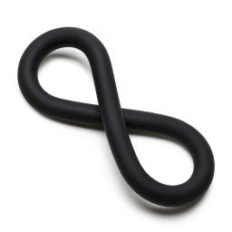 Perfect Fit Silicone Hefty Wrap Ring Cockring 22.9cm Black