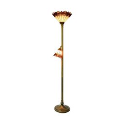 Lampadar TIFFANY Prezent 244 - 1xE27/60W/230V + 1xE14/25W