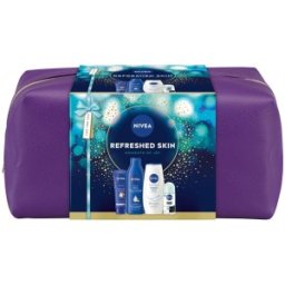 Set 2 x Caseta Femei Nivea, Lapte Corp, Gel Dus, Deodorant Roll-on, Crema Maini Geanta