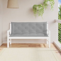 Perne banca de gradina 2 buc., gri, 150x50x7cm, tesatura oxford GartenMobel Dekor