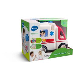 Masina de ambulanta pentru copii cu sunete, melodii si efecte interactive
