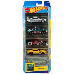 Set 5 masinute Hot Wheels Car Meet, multicolor, 3+ ani