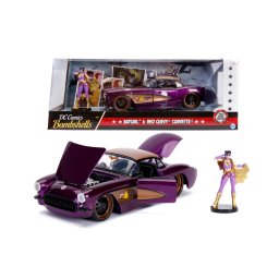Masinuta Chevrolet Corvette 1957 Batgirl DC Comics, scara 1:24