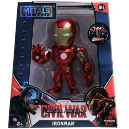 Figurina metalica Iron Man Marvel, 10 cm, brat mobil