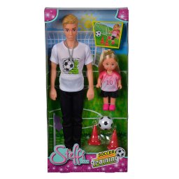 Set papusi Kevin si Evi pentru antrenament de fotbal Simba
