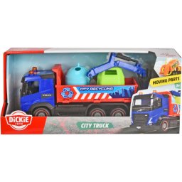 Camion automacara de reciclare Dickie Volvo 23 cm cu brat mobil