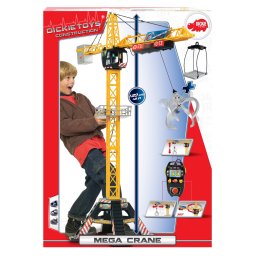 Macara de jucarie Dickie Mega Crane 120 cm cu telecomanda