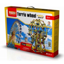 Set de construit Engino Roata Ferris cu motor, 890 piese, 9+ ani