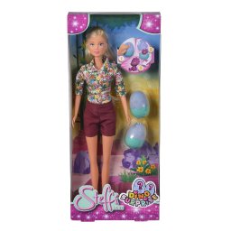 Papusa Steffi Love in expeditie cu oua de dinozaur, 29 cm