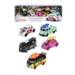Set 5 masinute din metal Majorette Volkswagen, 7,5 cm