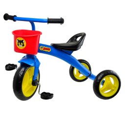 Tricicleta pentru copii Bamse Nordic Hoj cu roti EVA si scaun reglabil