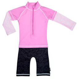Costum de baie copii Pink Ocean UV UPF50+, marimea 62-68, Swimpy