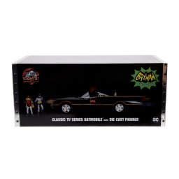 Masinuta RC Batmobile Batman 1:18 cu lumini si figurine