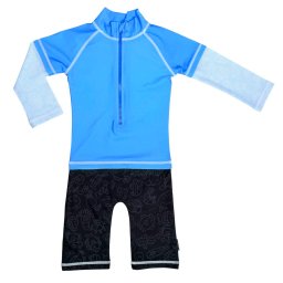 Costum de baie UV pentru copii Swimpy Blue Ocean, marimea 98-104, UPF50+