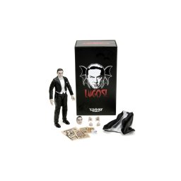 Figurina Dracula Bela Lugosi metalica articulata 15 cm, cu accesorii