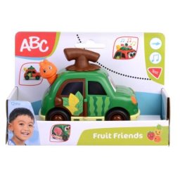 Masinuta Pepene Fruit Friends ABC, muzicala, 12 cm, 1 an+