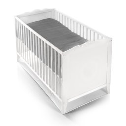 Plasa anti-insecte pentru patut copii REER, alba, 60x120/70x140 cm