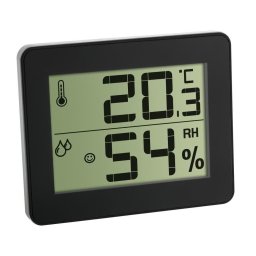 Termometru si higrometru digital de camera extra-plat, negru, TFA