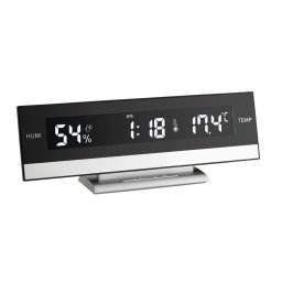 Termo-higrometru digital TFA cu ceas, alarma si ecran iluminat