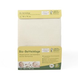 Protectie impermeabila saltea copii BIO 50x70 cm, bumbac organic dublu
