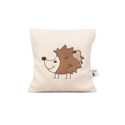 Pernuta termica anticolici BIO cu seminte de in si husa lavabila, arici