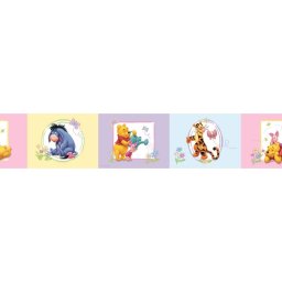 Bordura autoadeziva pentru perete 5 m Winnie the Pooh
