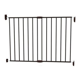 Poarta de siguranta extensibila Noma 62-102 cm, metal negru