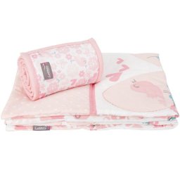 Set de pat bebelusi 2 piese Comfi-Dreams Lovebirds, bumbac