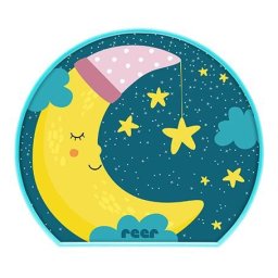 Lampa de veghe LED MyBabyLight Moon pentru bebelusi 0+ luni, Reer
