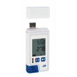 Data logger profesional USB pentru temperatura si umiditate cu afisaj